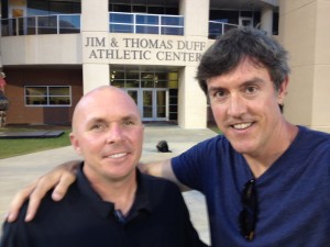 John Carr with Adam at Southern Miss