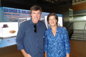 Adam Ritz with Marge Hamm, the Director of Chicago Bears charities