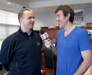 Penn State's Bill O'Brien with Adam Ritz