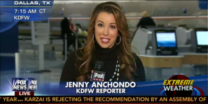 Jenny Anchondo from Dallas Fox 4 on Fox News