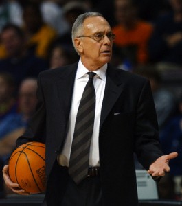 SMU basketball coach Larry Brown