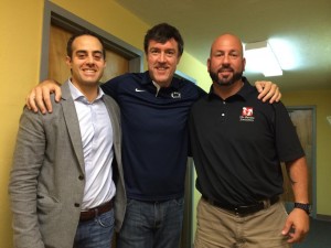 Adam with Dr. Wasserman and Jon Parla of The Passion Foundation