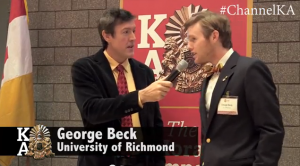 Adam Ritz interviewing George Beck